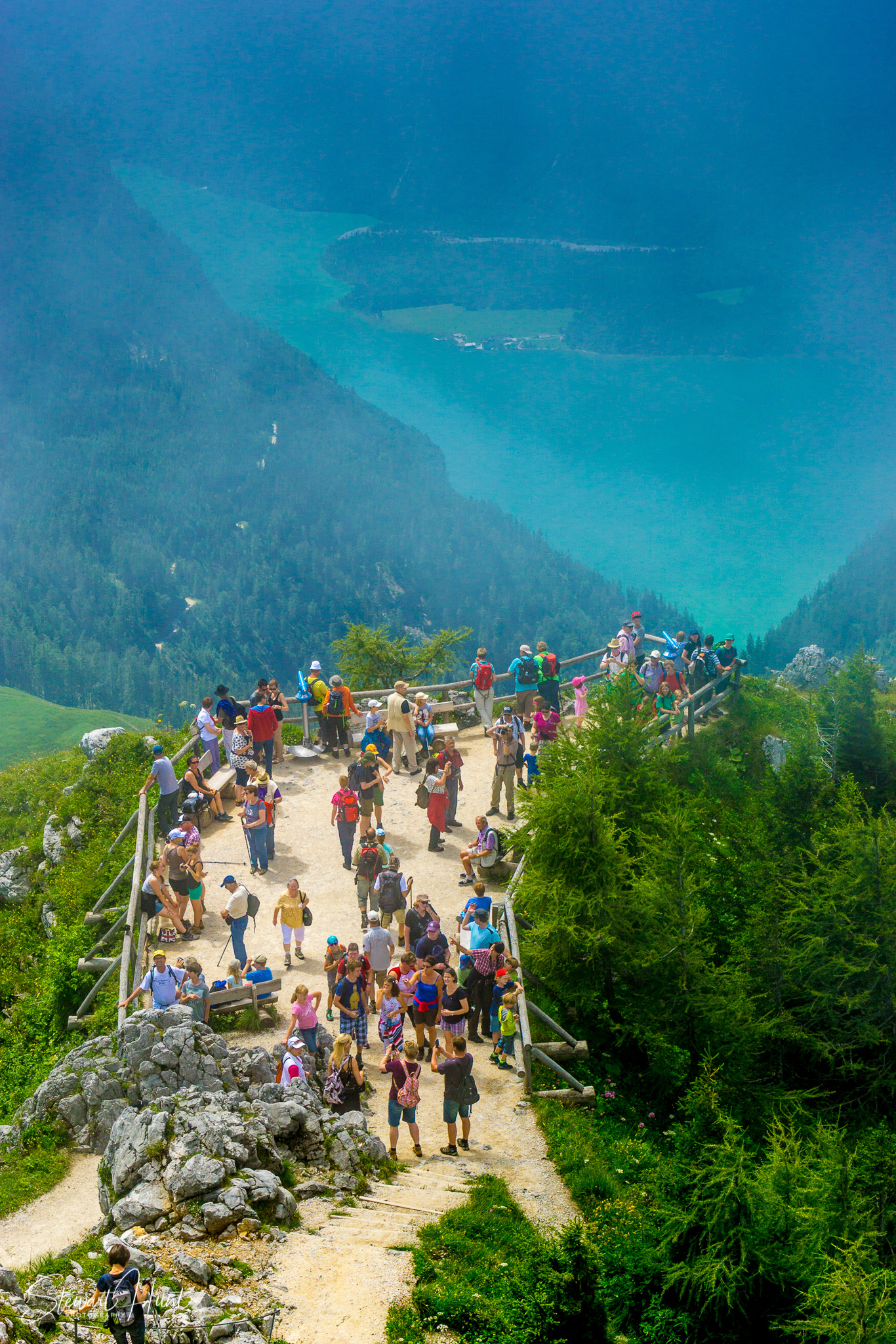 Konigssee and Obersee 1600